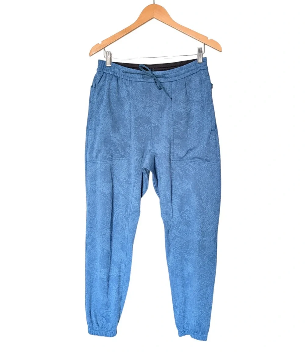 Lululemon License To Train Jogger Pants Mens Size Medium LM5AKGS Blue Camo